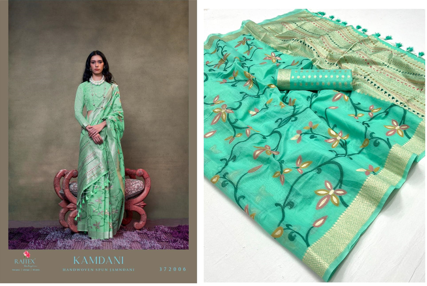 372006 Kamdani Rajtex Sarees