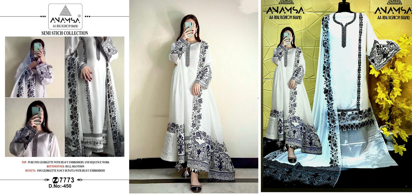 450 Anamsa Pakistani Salwar Suits