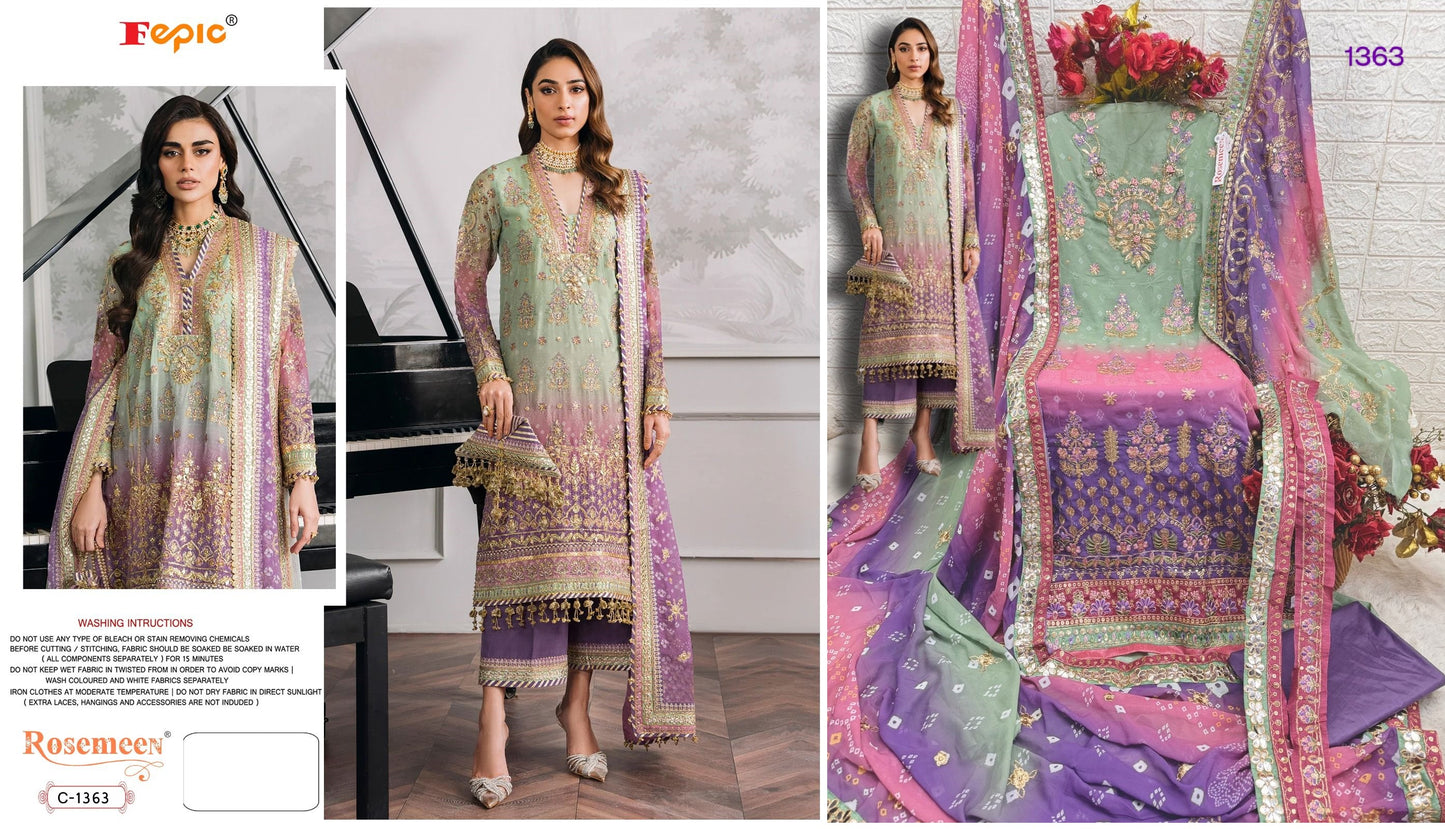 C-1363 Fepic Pakistani Salwar Suits