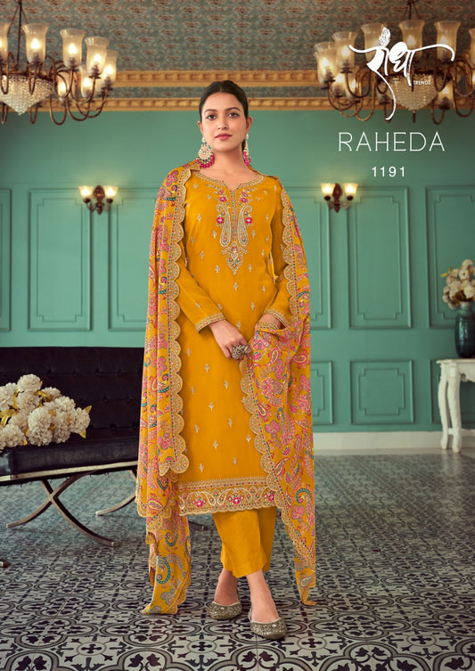 1191 Raheda Radha Unstitched Suits