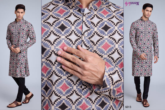 6013 Vastra Vol 2 Shubhvastra Mens Kurta