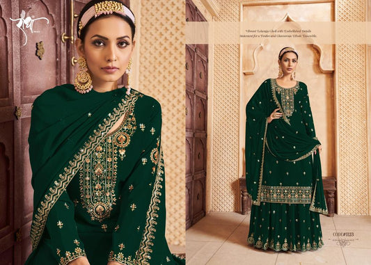 1123 Butterfly Vol 3 Radha Unstitched Suits