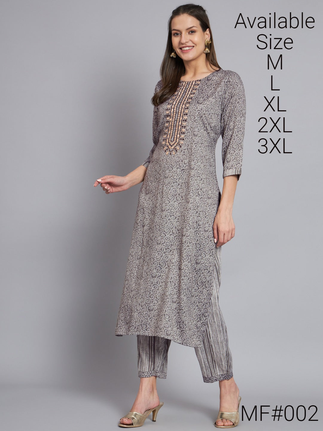 Mf002 Msm Kurti Pant Set