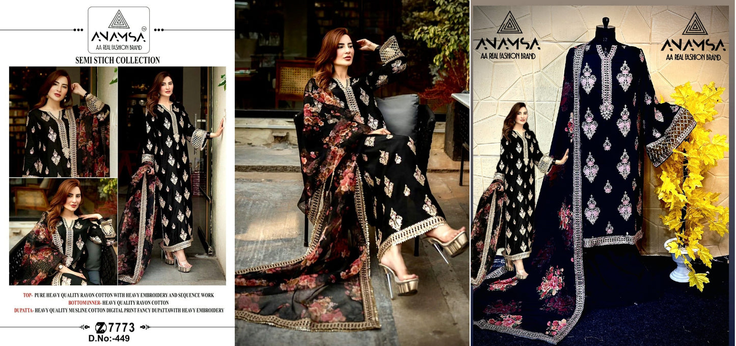 449 Anamsa Pakistani Salwar Suits