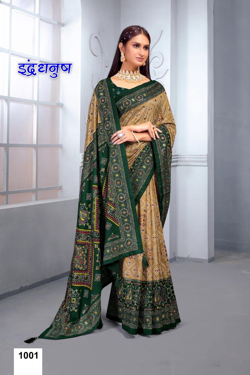 1001 Indradhanush Mahamani Creation Sarees