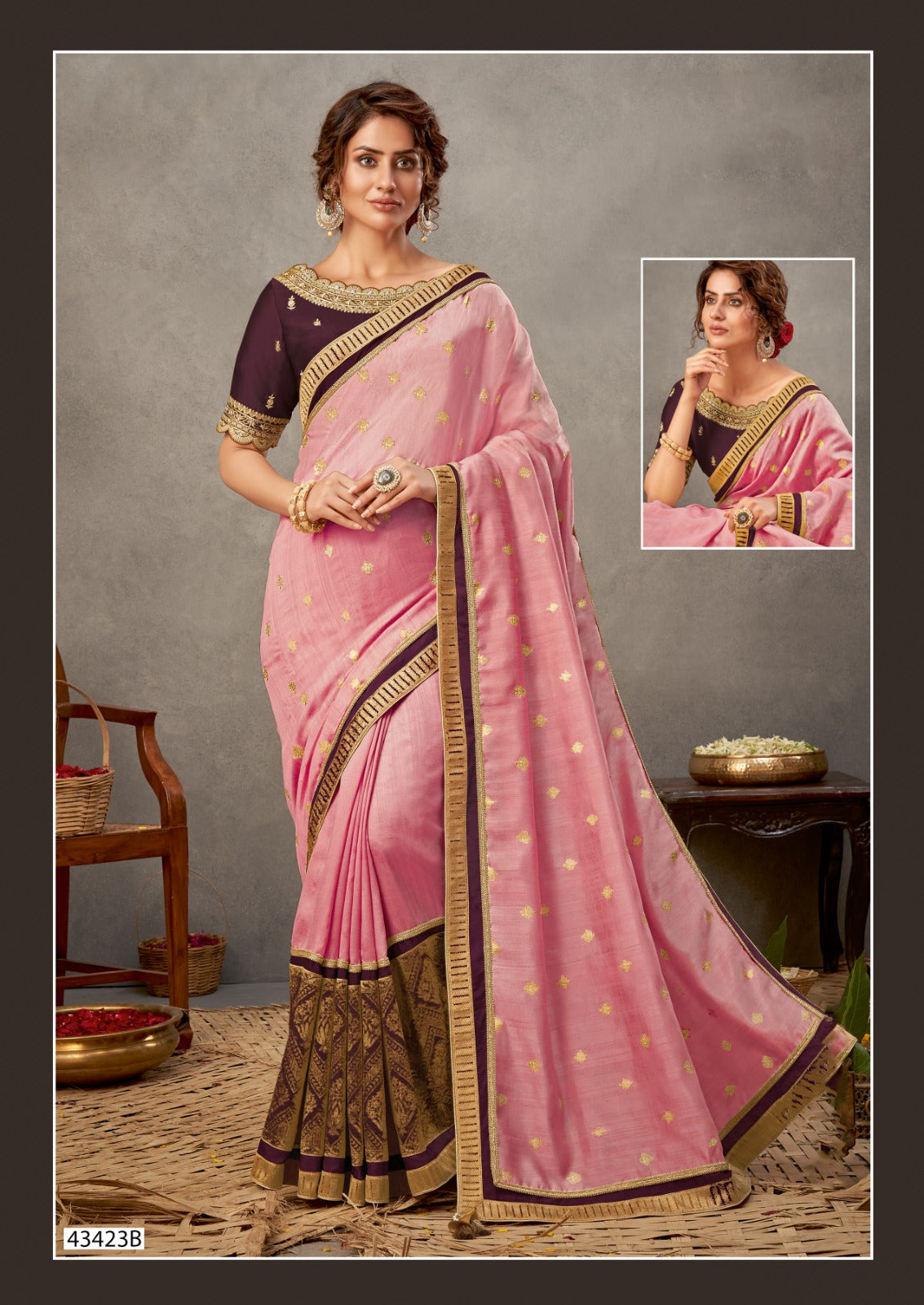 43423B Norita Vol 2 Mahotsav Sarees