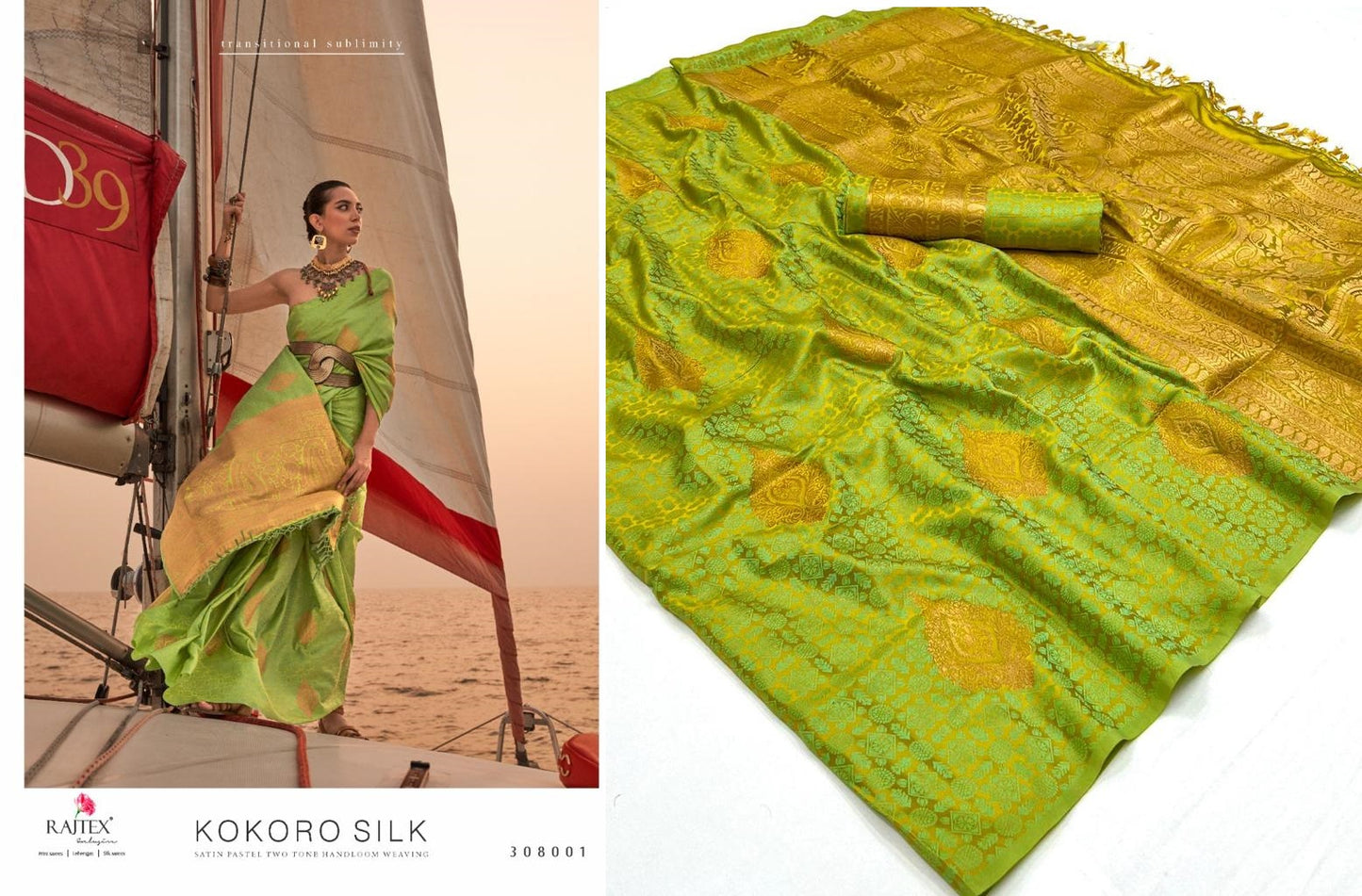 308001 Kokoro Silk Rajtex Sarees