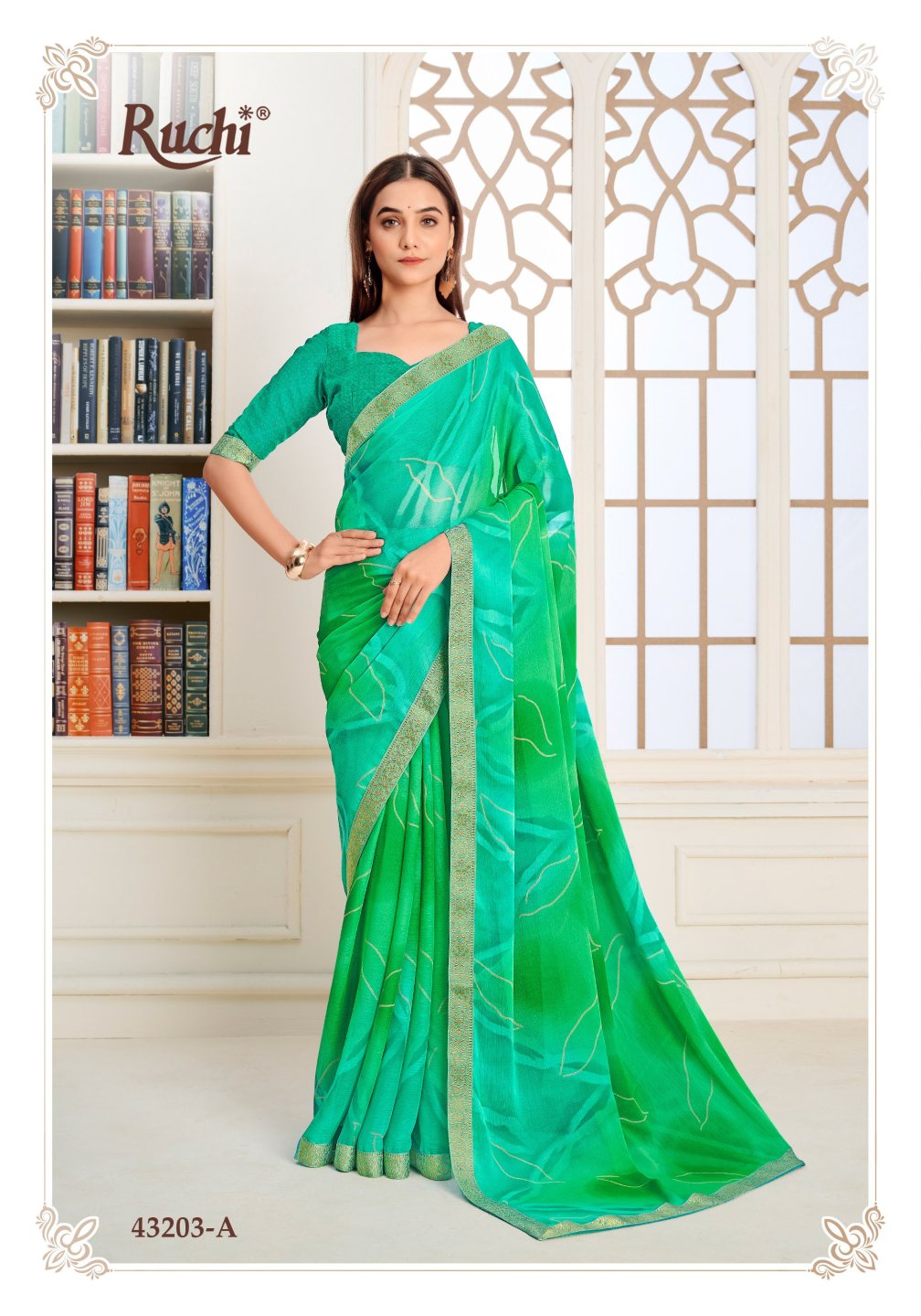 43203-A Simayaa Vol 36 Ruchi Chiffon Sarees