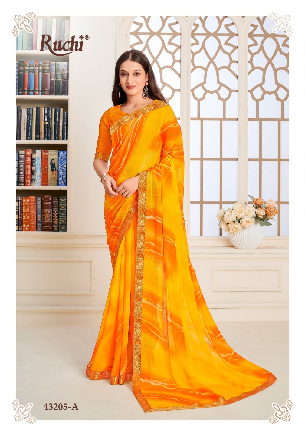 43205-A Simayaa Vol 36 Ruchi Chiffon Sarees