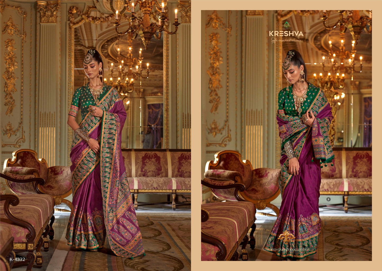 4332 Queen Kreshva Pv Silk Sarees