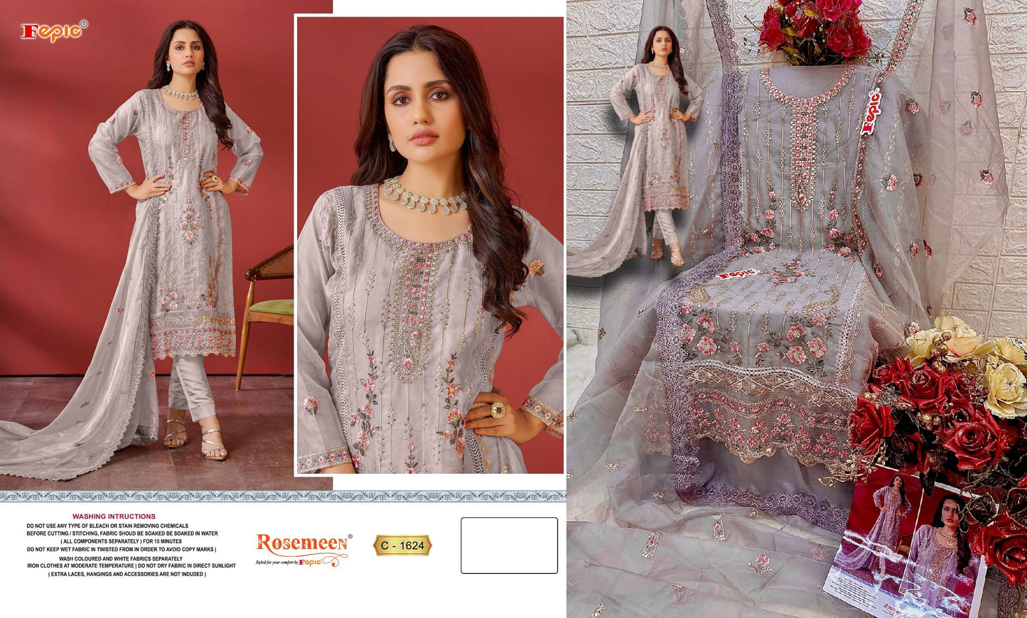 C-1624 Fepic Pakistani Salwar Suits