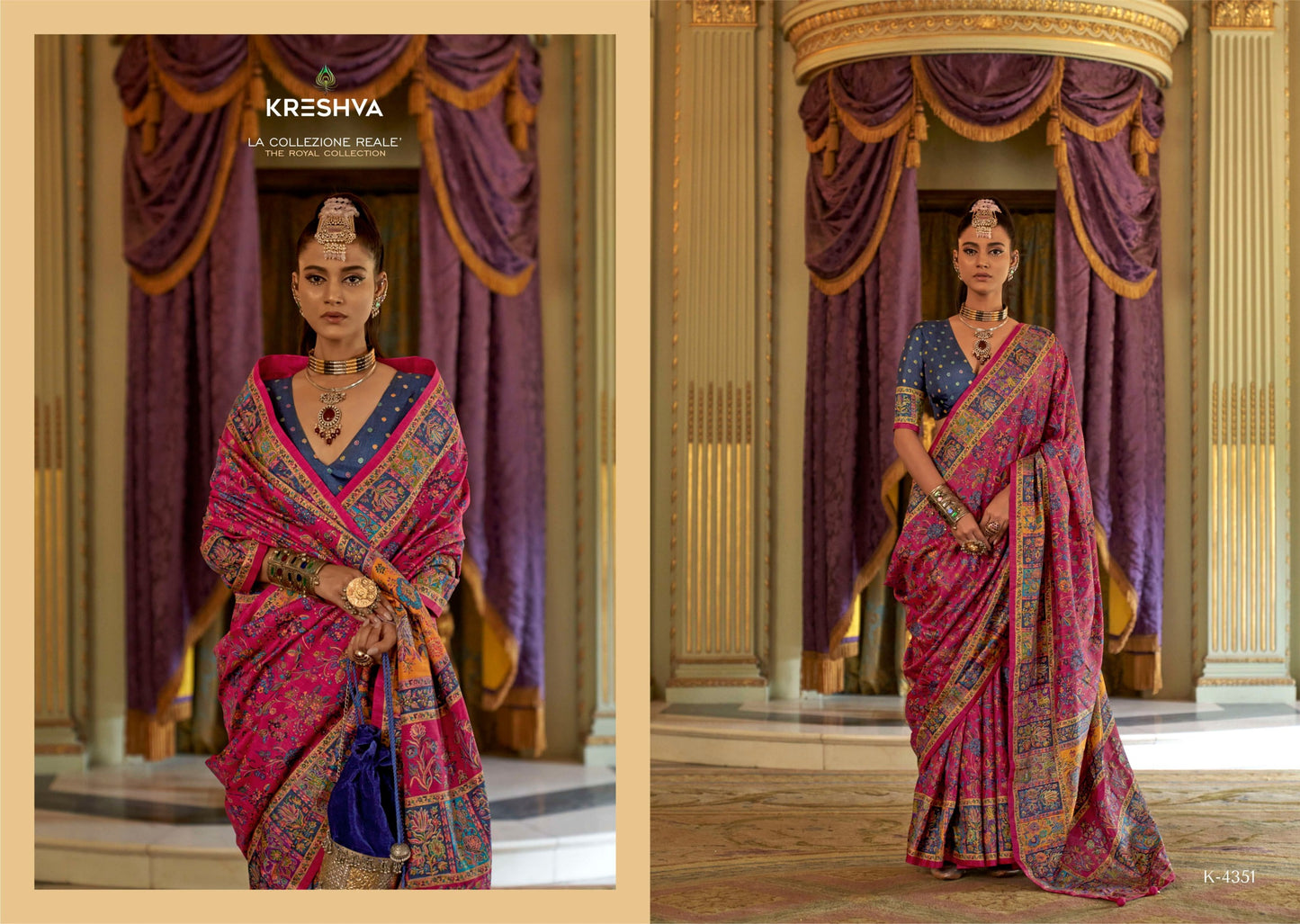 4351 Raj Kothi Kreshva Pv Silk Sarees