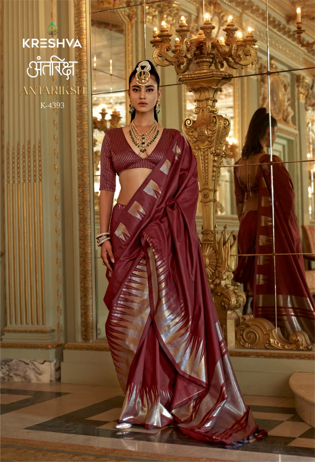 4393 Antariksh Kreshva Soft Silk Sarees