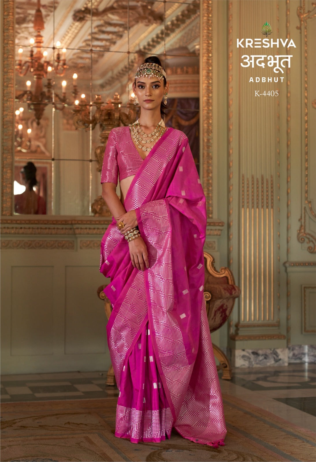 4405 Adbhut Kreshva Soft Silk Sarees