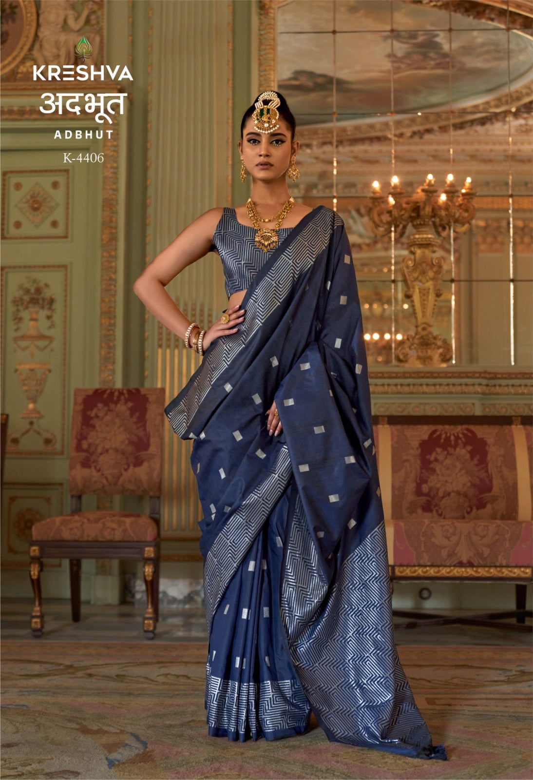 4406 Adbhut Kreshva Soft Silk Sarees