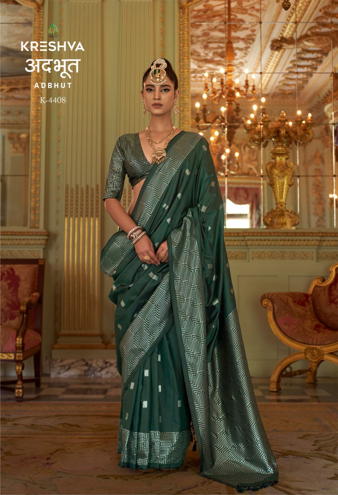 4408 Adbhut Kreshva Soft Silk Sarees