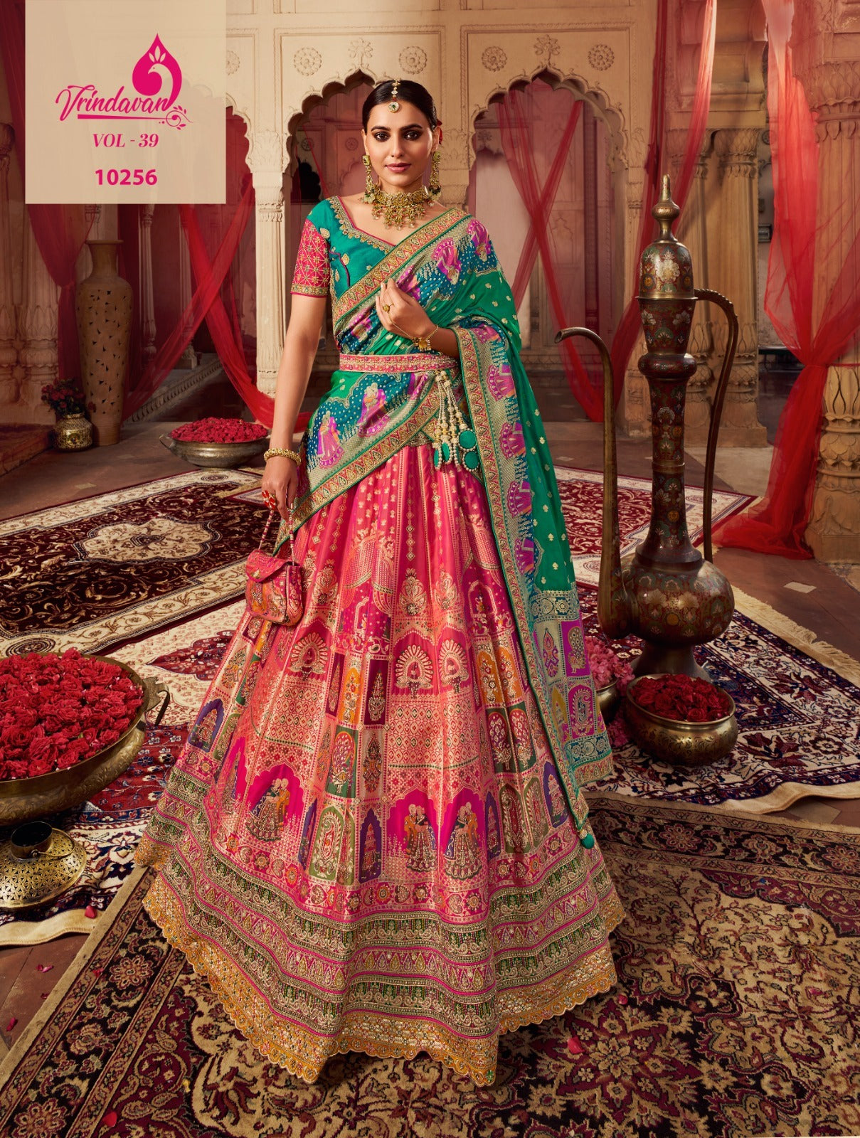 10256 Vrindavan Vol 39 Royal Lehenga Choli