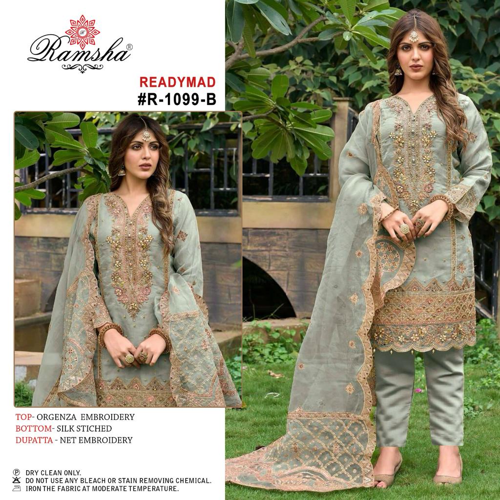 1099B Ramsha Pakistani Readymade Suits