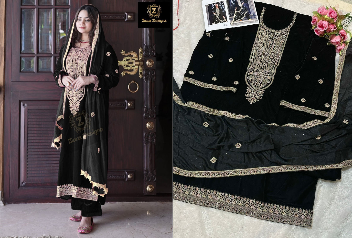 369B Ziaaz Designs Pakistani Salwar Suits