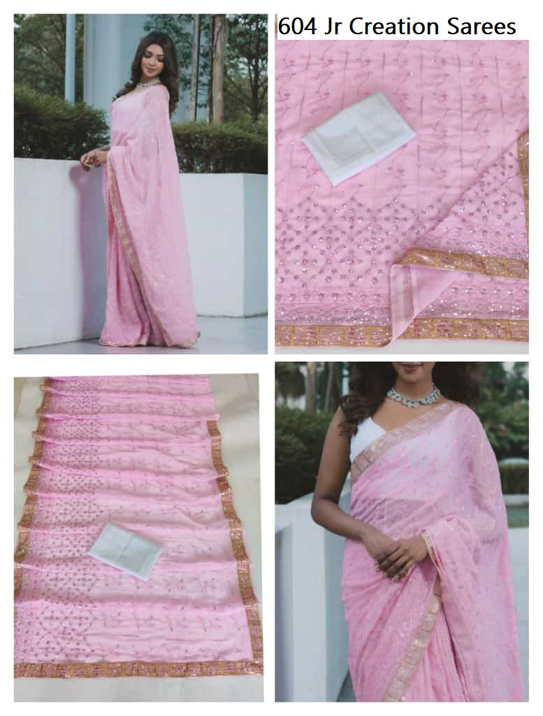 604 Jr Creation Sarees