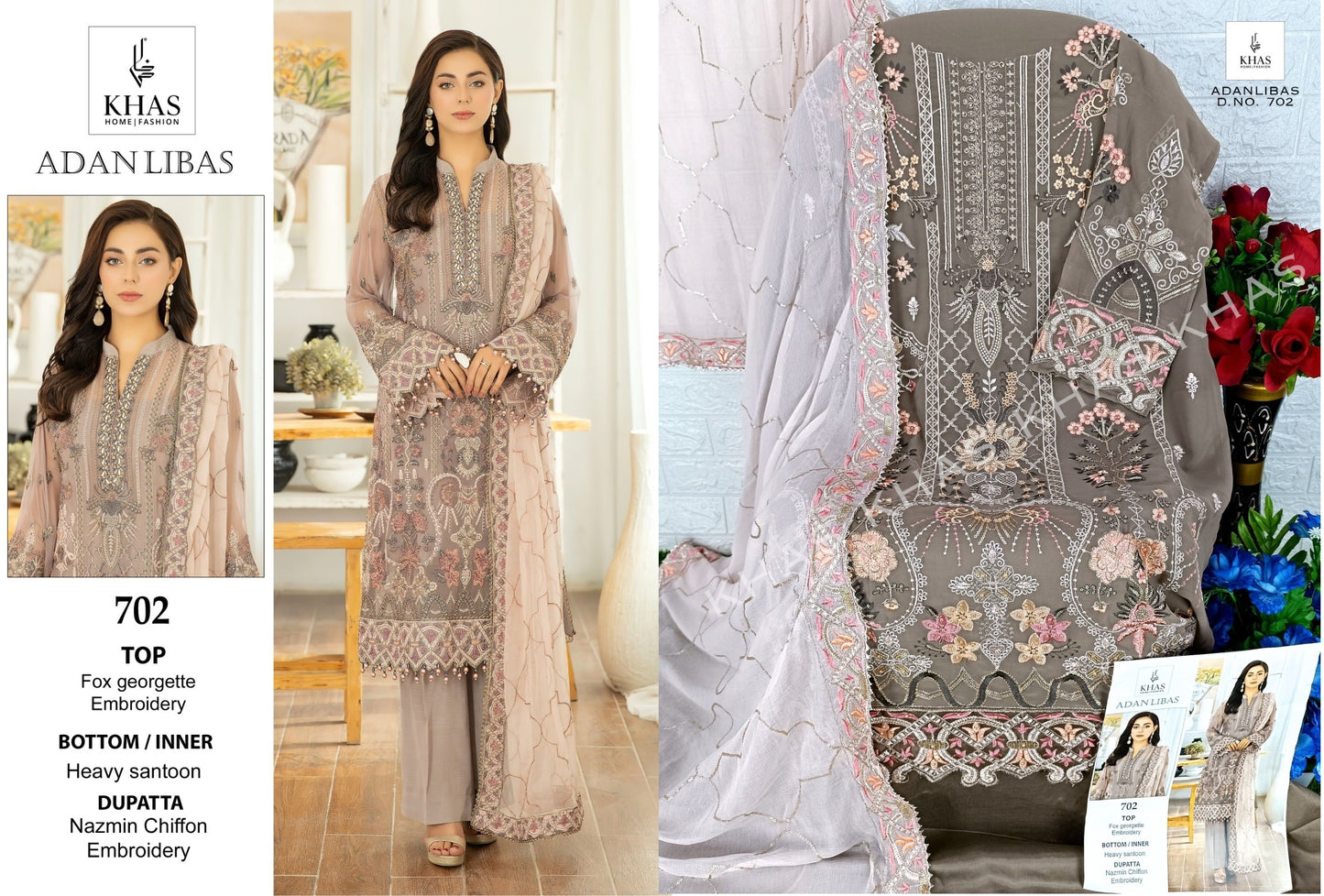 702 Khas Pakistani Salwar Suits
