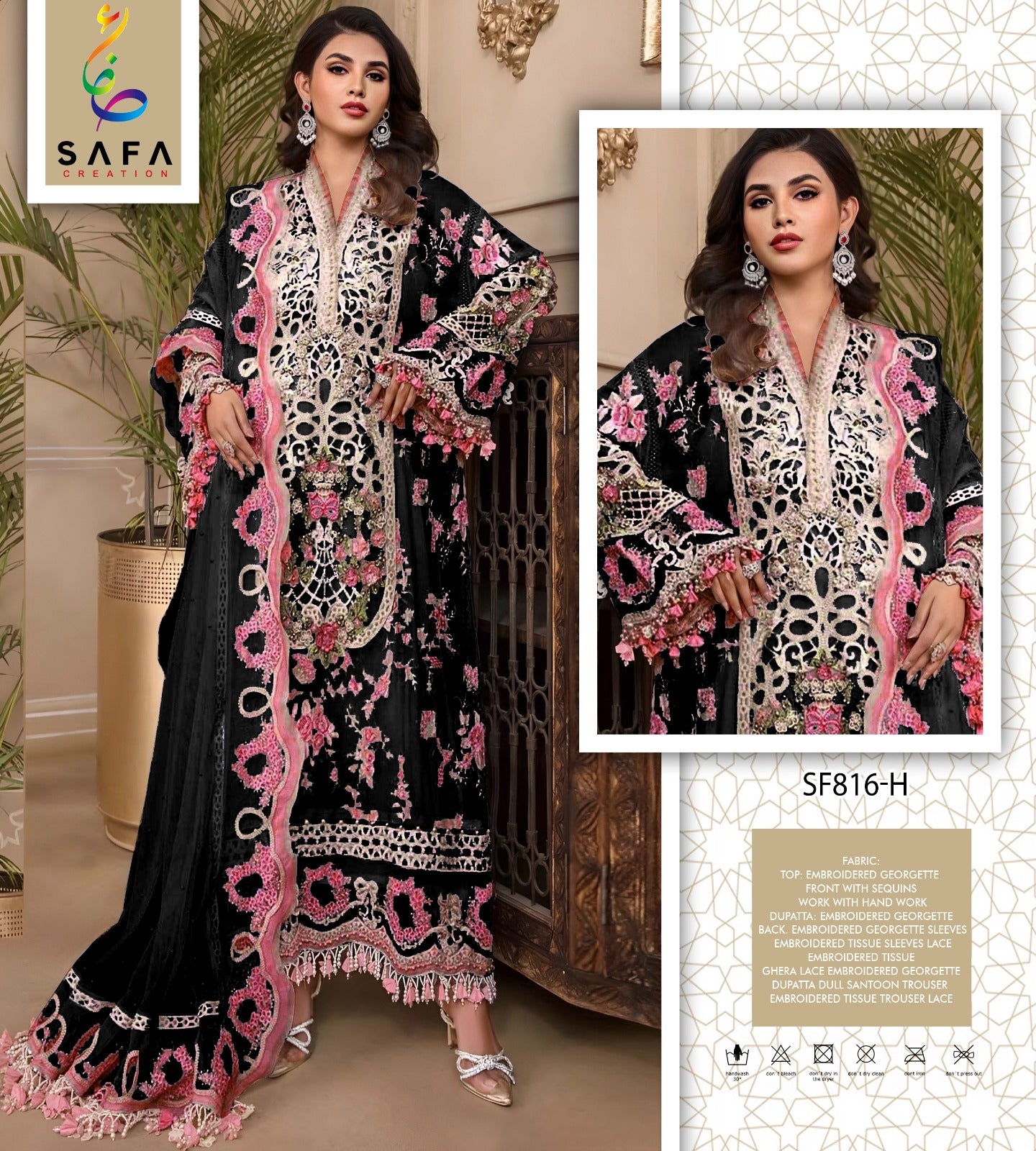 816H Safa Creation Pakistani Salwar Suits