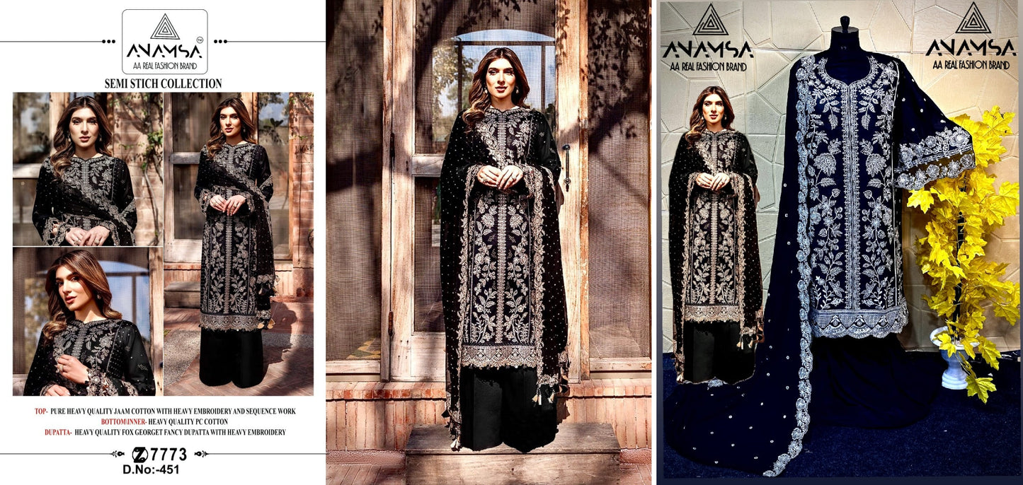 451 Anamsa Pakistani Salwar Suits