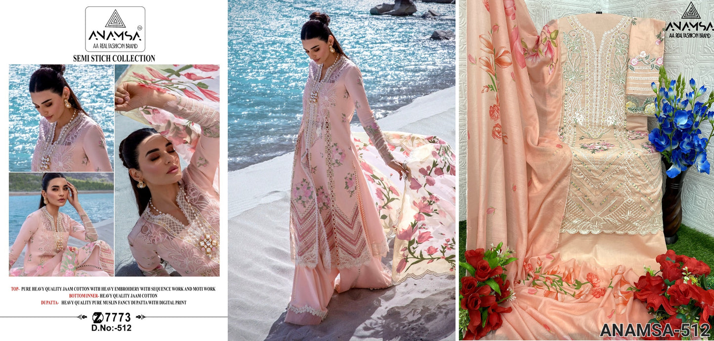 512 Anamsa Pakistani Salwar Suits