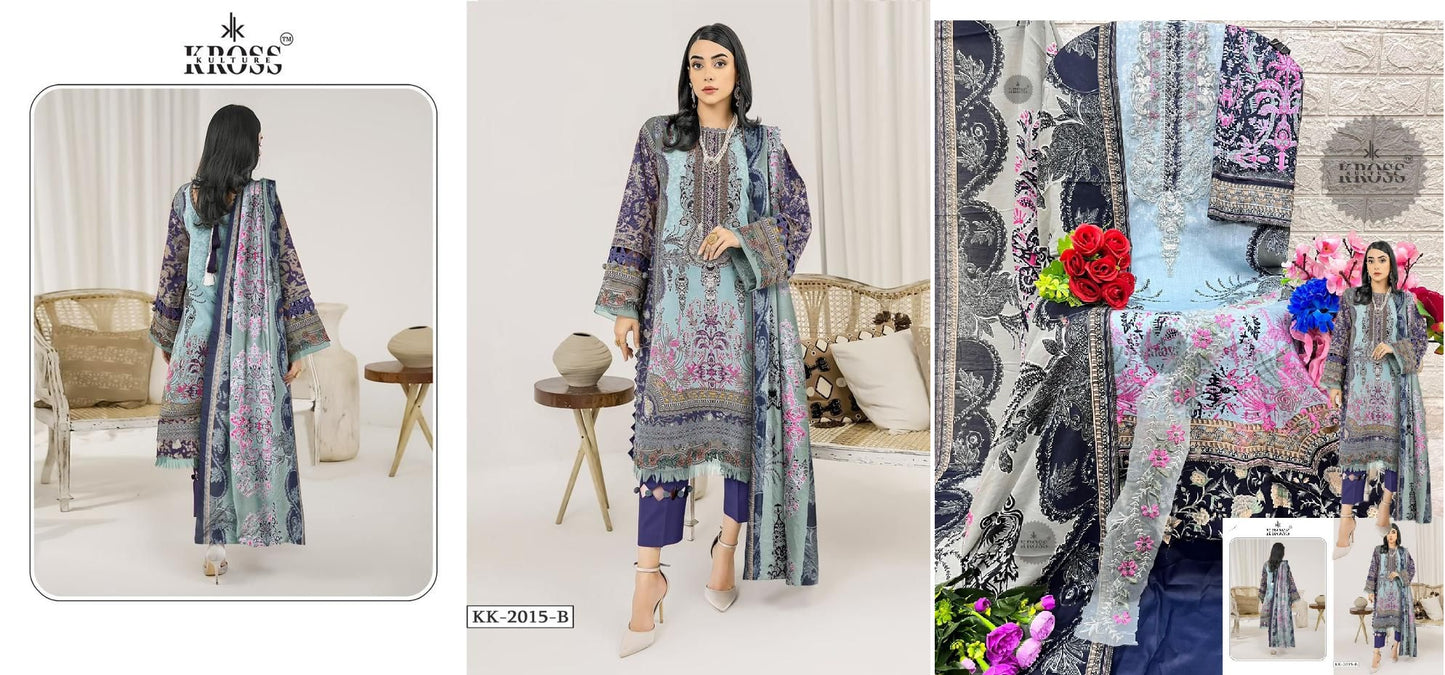 2015B Kross Kulture Pakistani Salwar Suits
