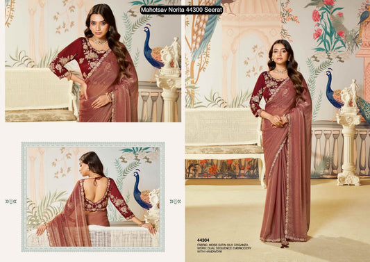 44304 Norita 44300 Seerat Mahotsav Satin Silk Sarees