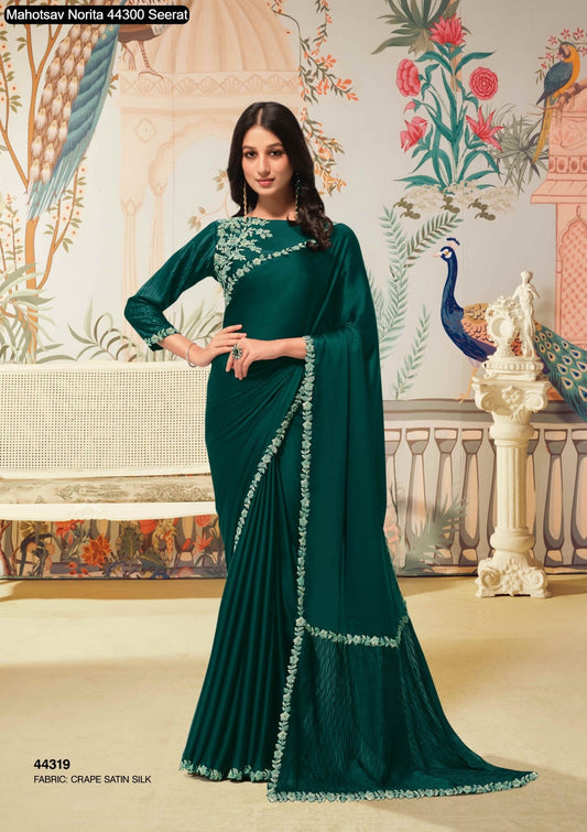 44319 Norita 44300 Seerat Mahotsav Satin Silk Sarees