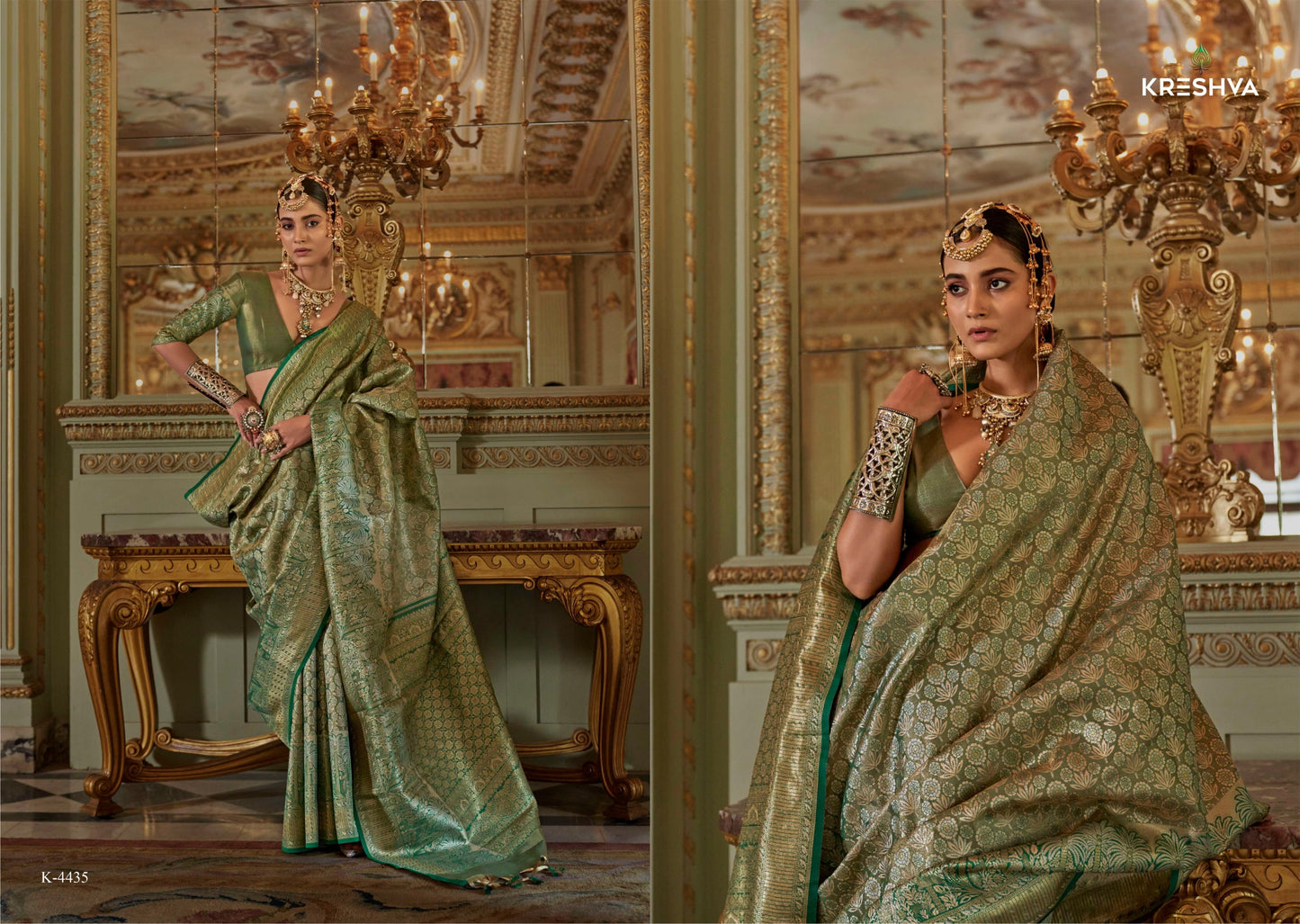 4435 Anupa Kreshva Pv Tissue Sarees