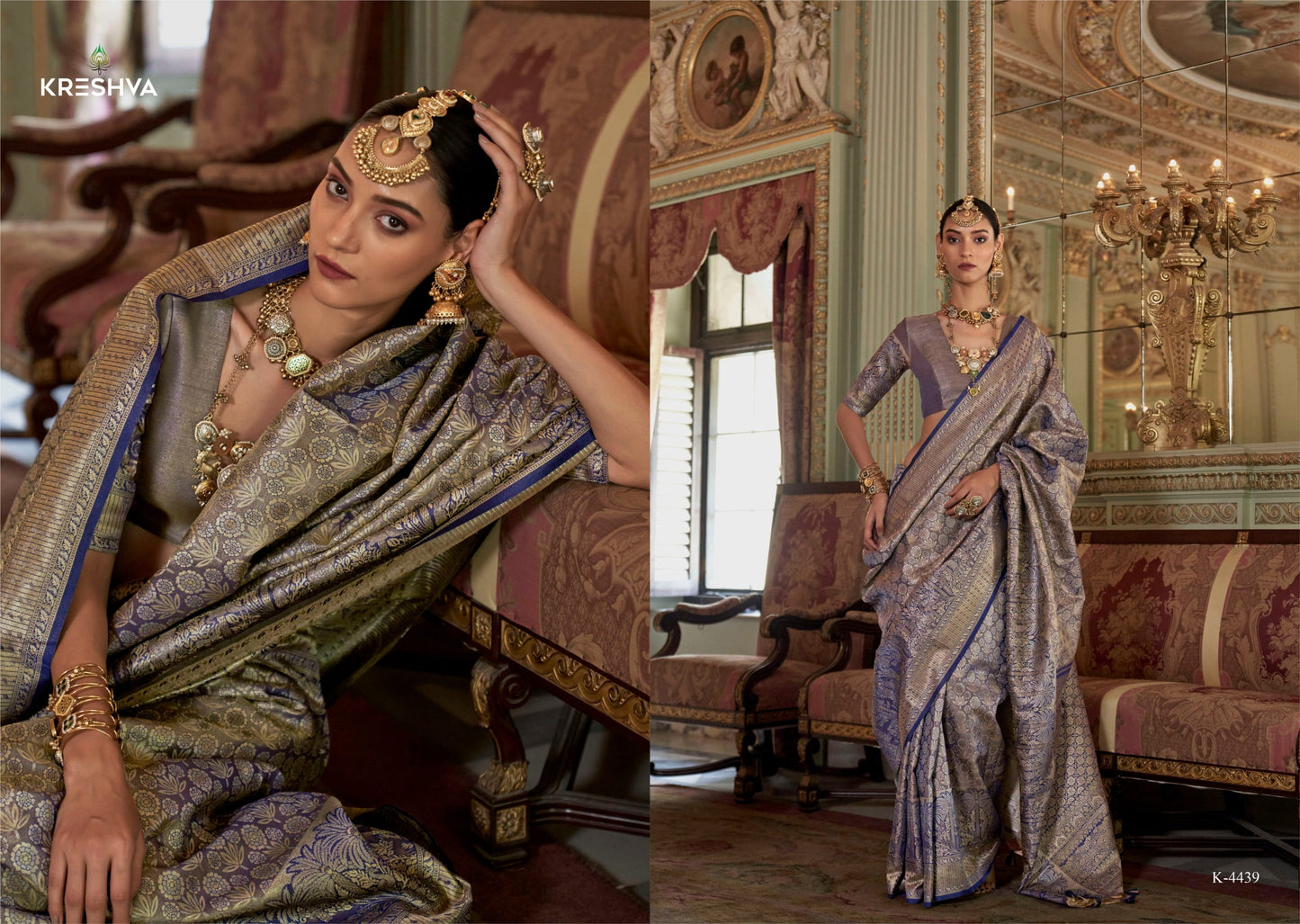 4439 Anupa Kreshva Pv Tissue Sarees