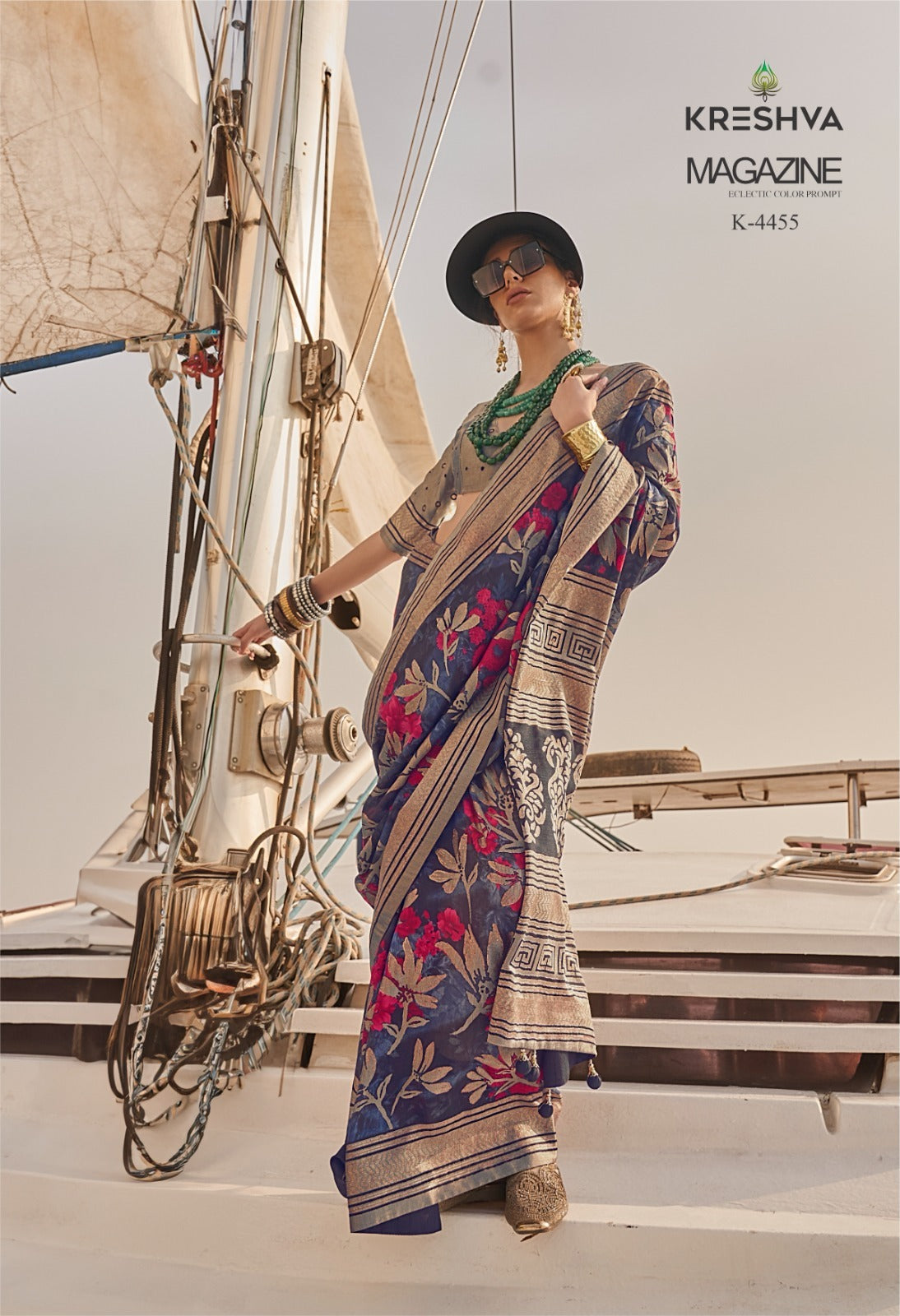 4455 Magazine Kreshva Georgette Sarees