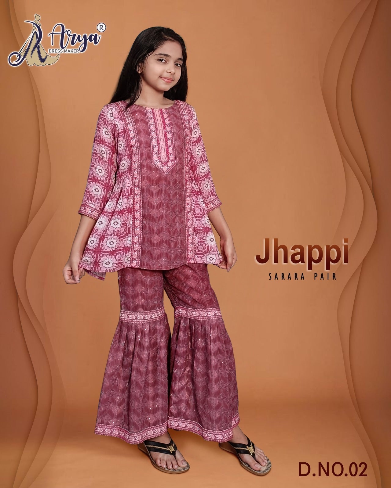 Jhappi 02 Adm Girls Readymade Suit