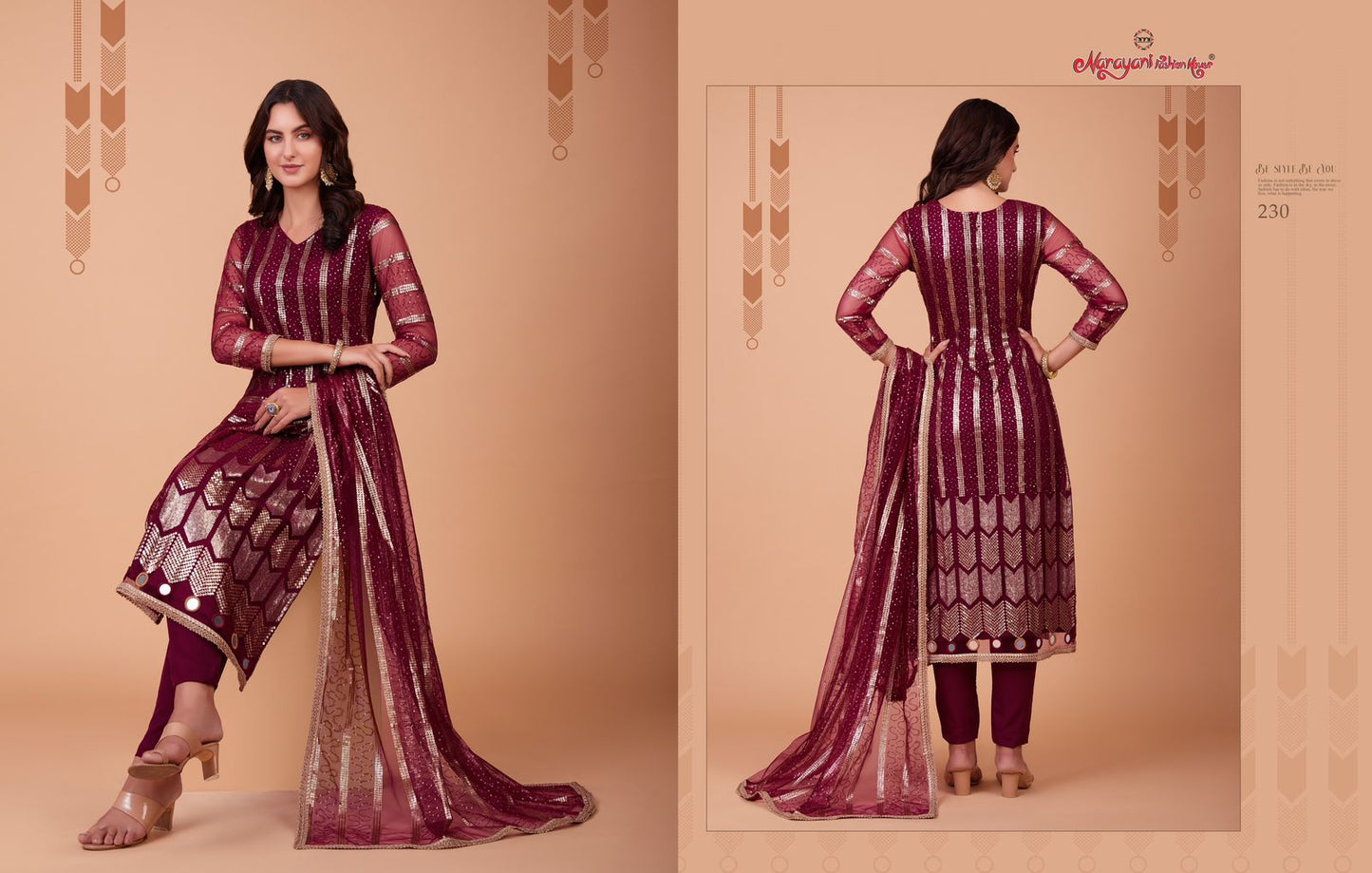 230 Zehra Vol 3 Narayani Fashion House Unstitched Suits