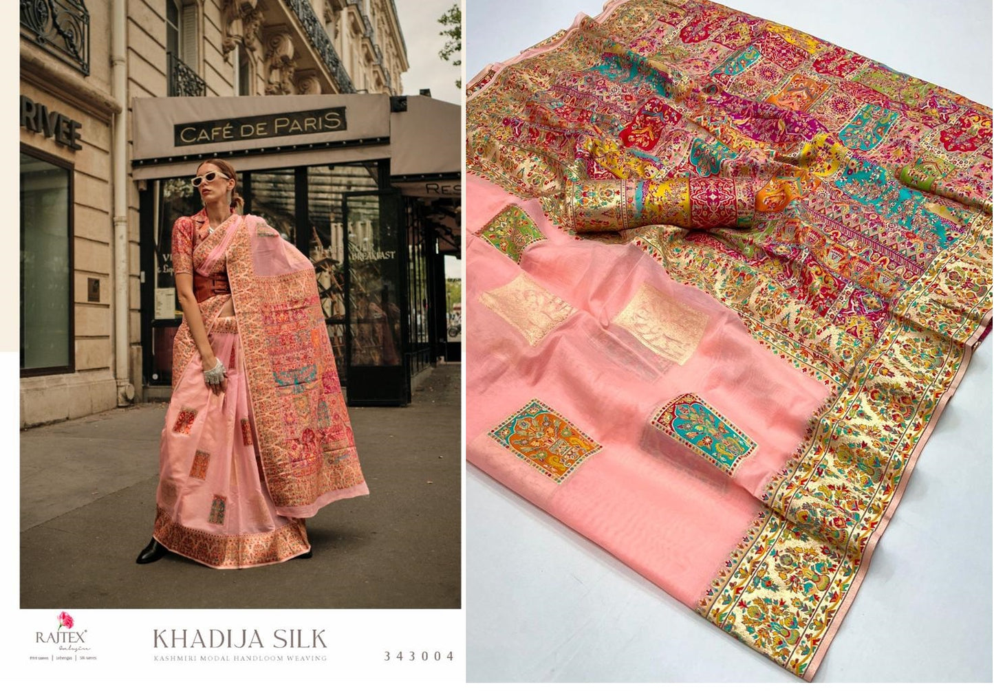 343004 Khadija Rajtex Sarees
