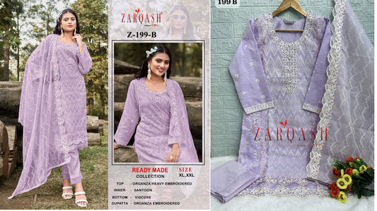 199B Zarqash Pakistani Readymade Suits