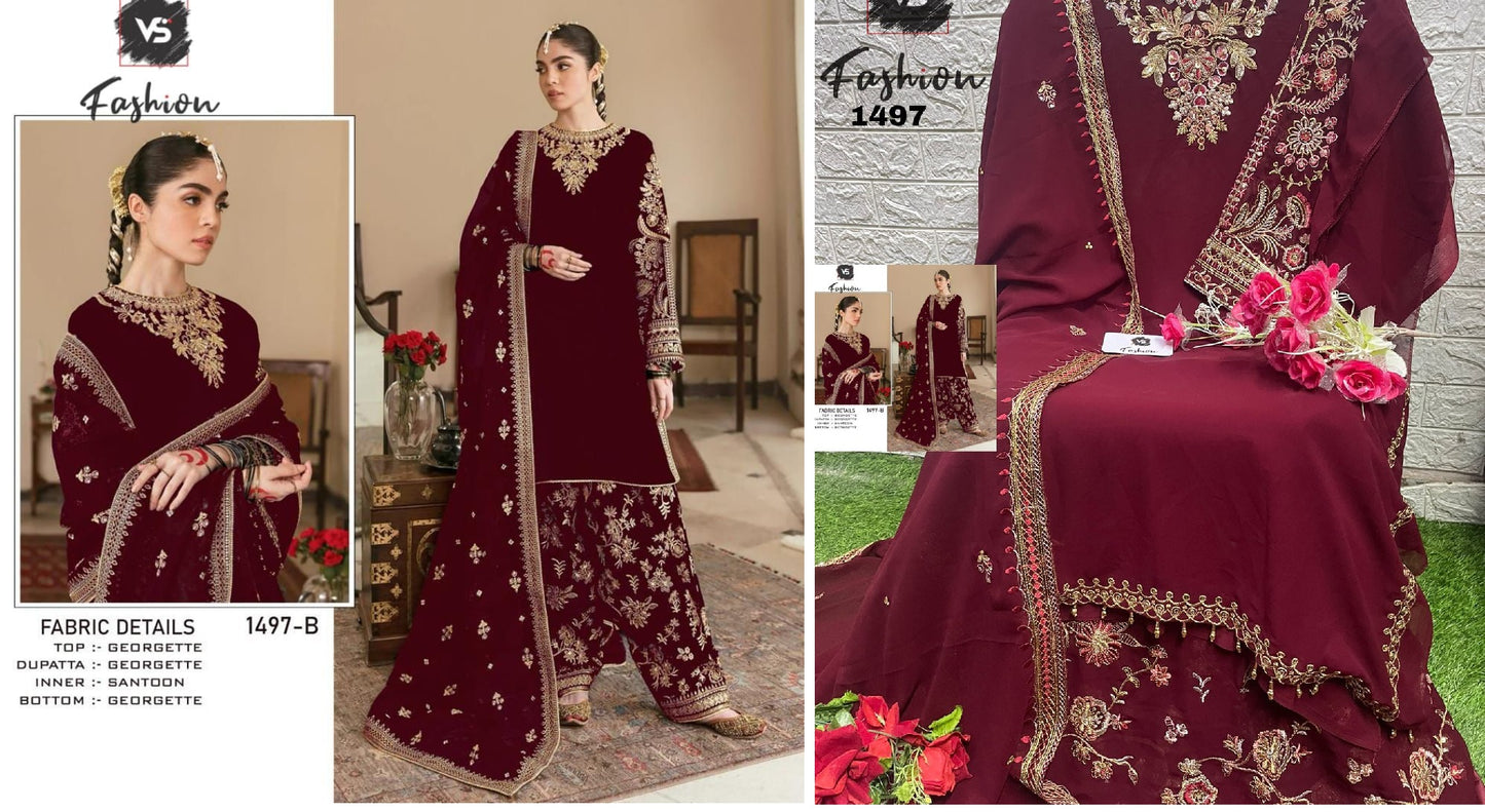 1497B Vs Fashion Pakistani Salwar Suits