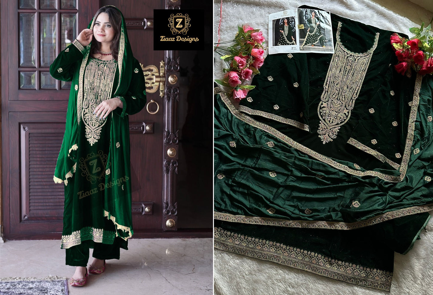 369D Ziaaz Designs Pakistani Salwar Suits