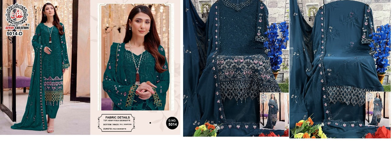 5014D Affan Creation Pakistani Salwar Suits