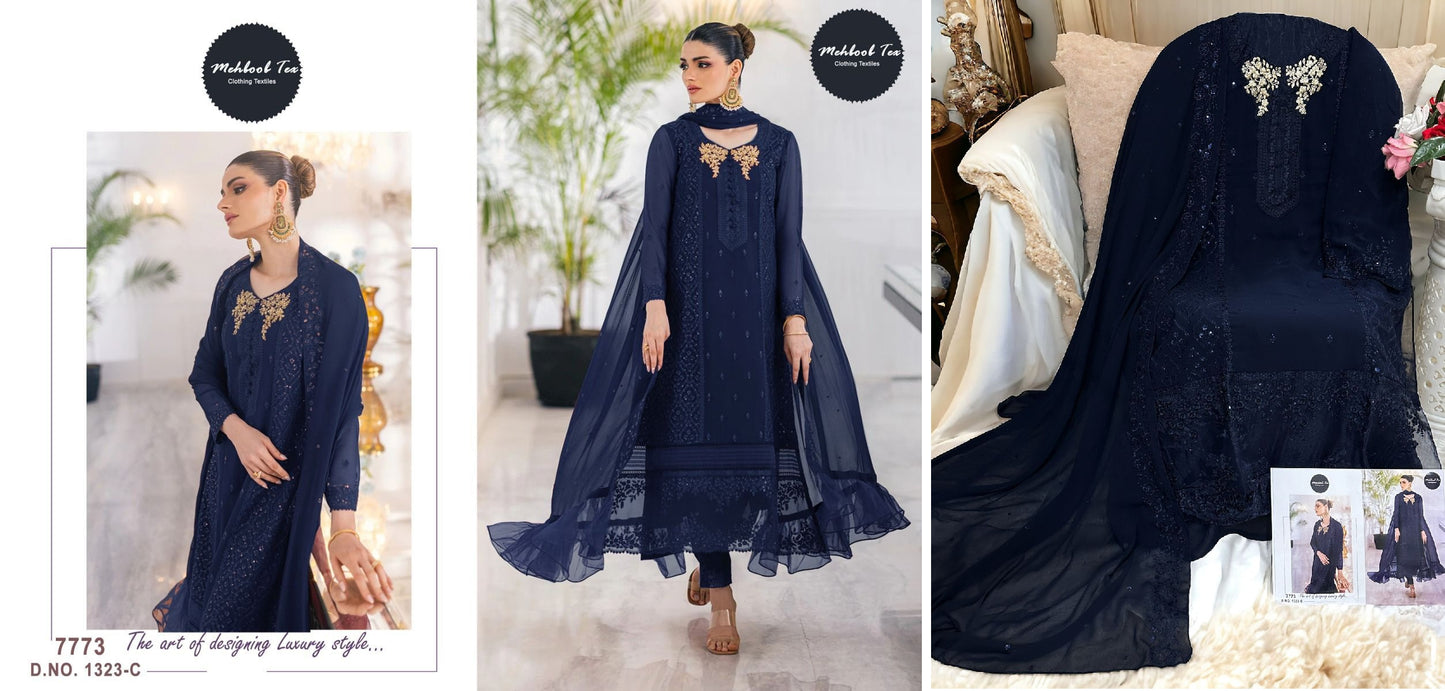 1323C Mehboob Tex Pakistani Salwar Suits