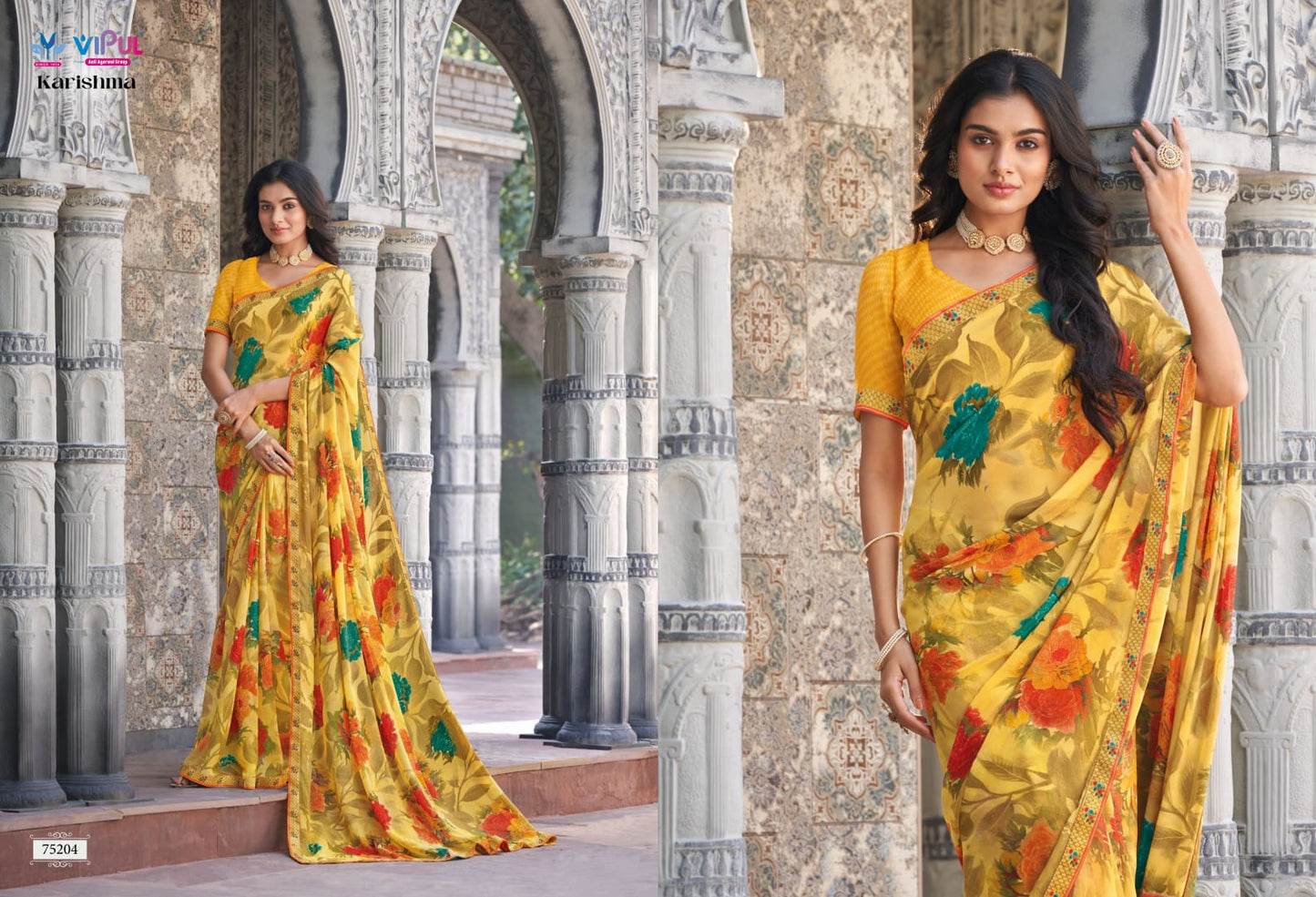 75204 Karishma Vipul Sarees