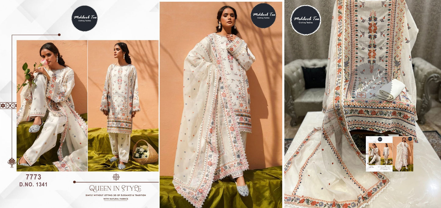 1341 Mehboob Tex Pakistani Salwar Suits