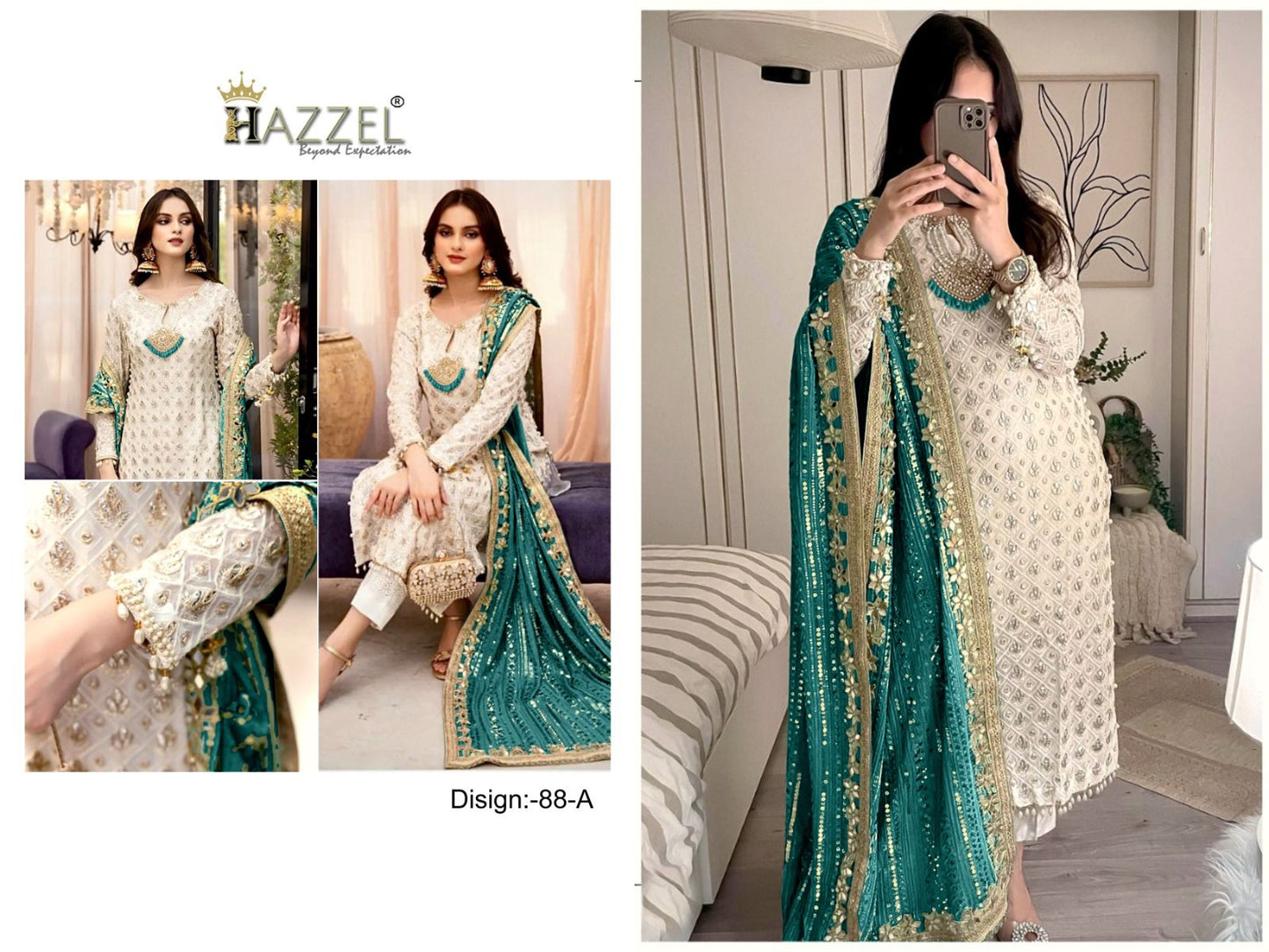 088A Hazzel Pakistani Salwar Suits