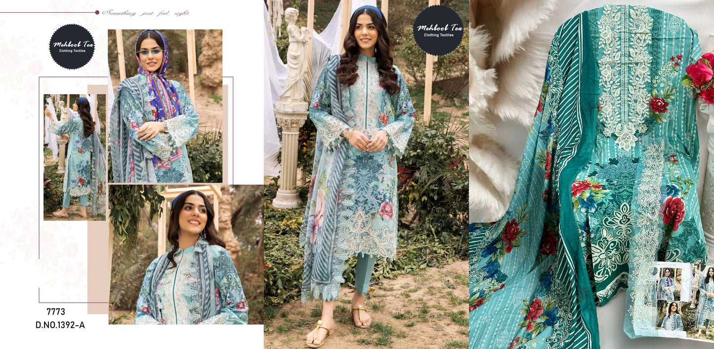1392A Mehboob Tex Pakistani Salwar Suits
