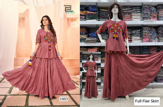 1003 Dholida Bluehills Women Kedia