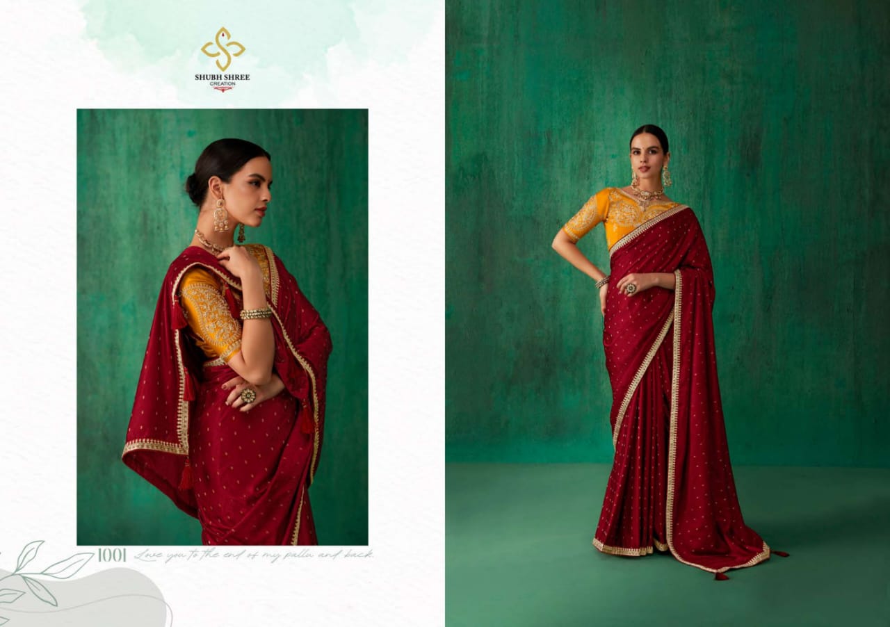 1001 Nurvi Shubh Shree Sarees