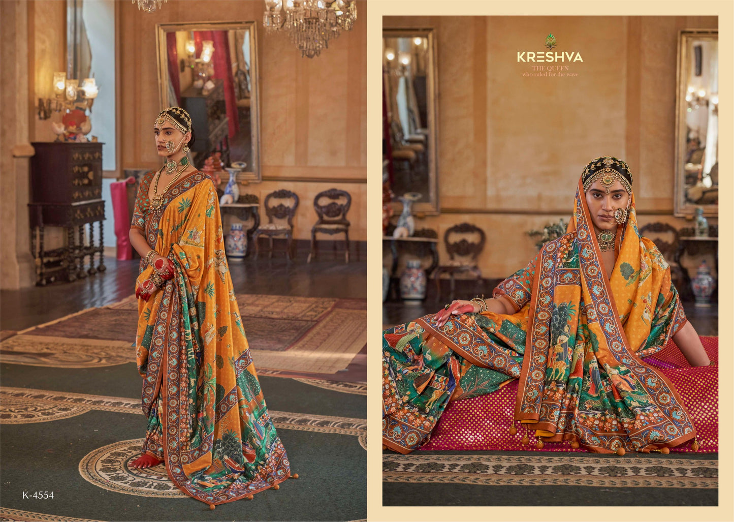 4554 Irawati Kreshva Pv Silk Sarees