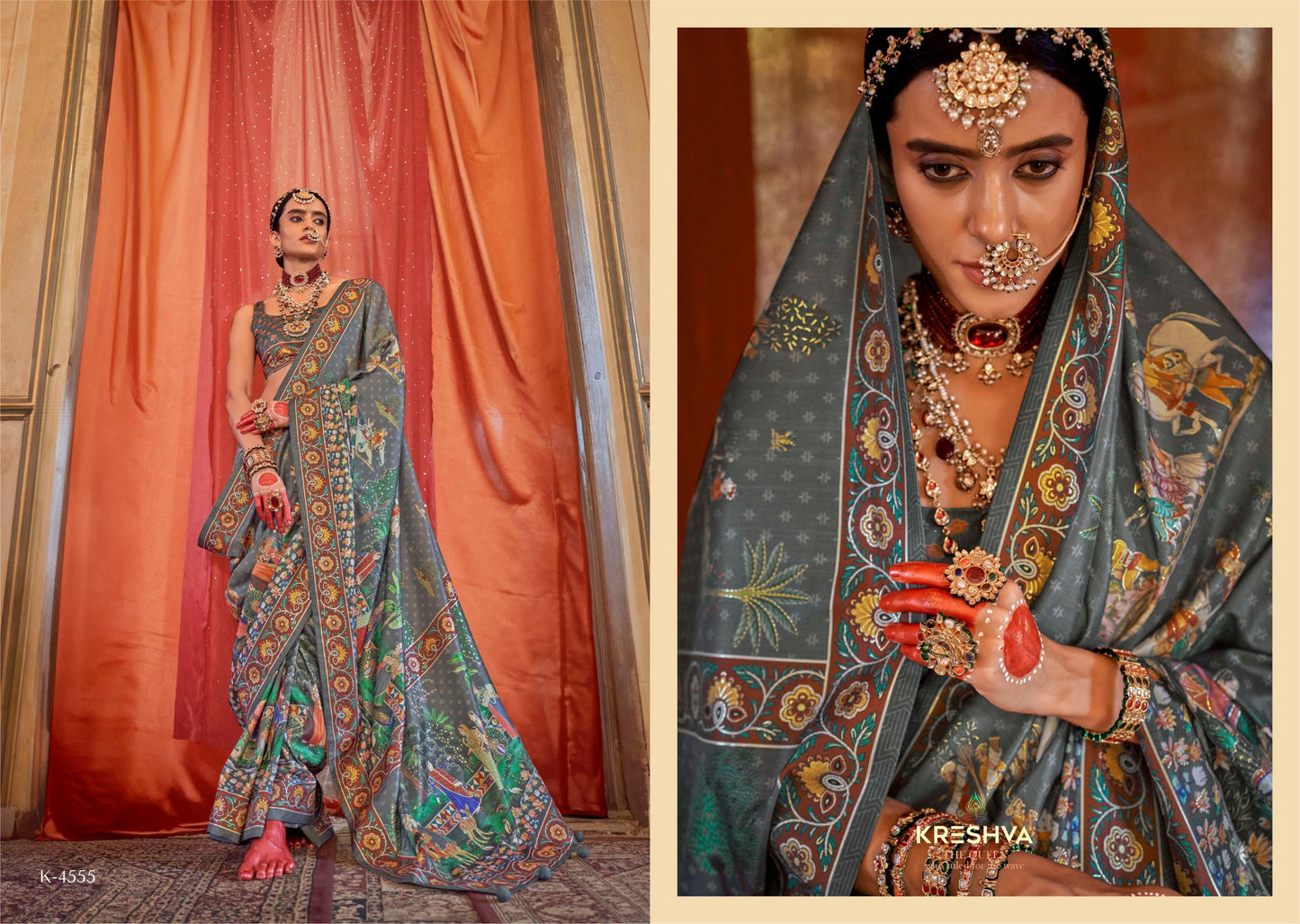 4555 Irawati Kreshva Pv Silk Sarees